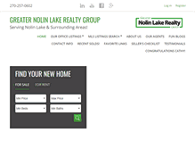 Tablet Screenshot of nolinlake.com